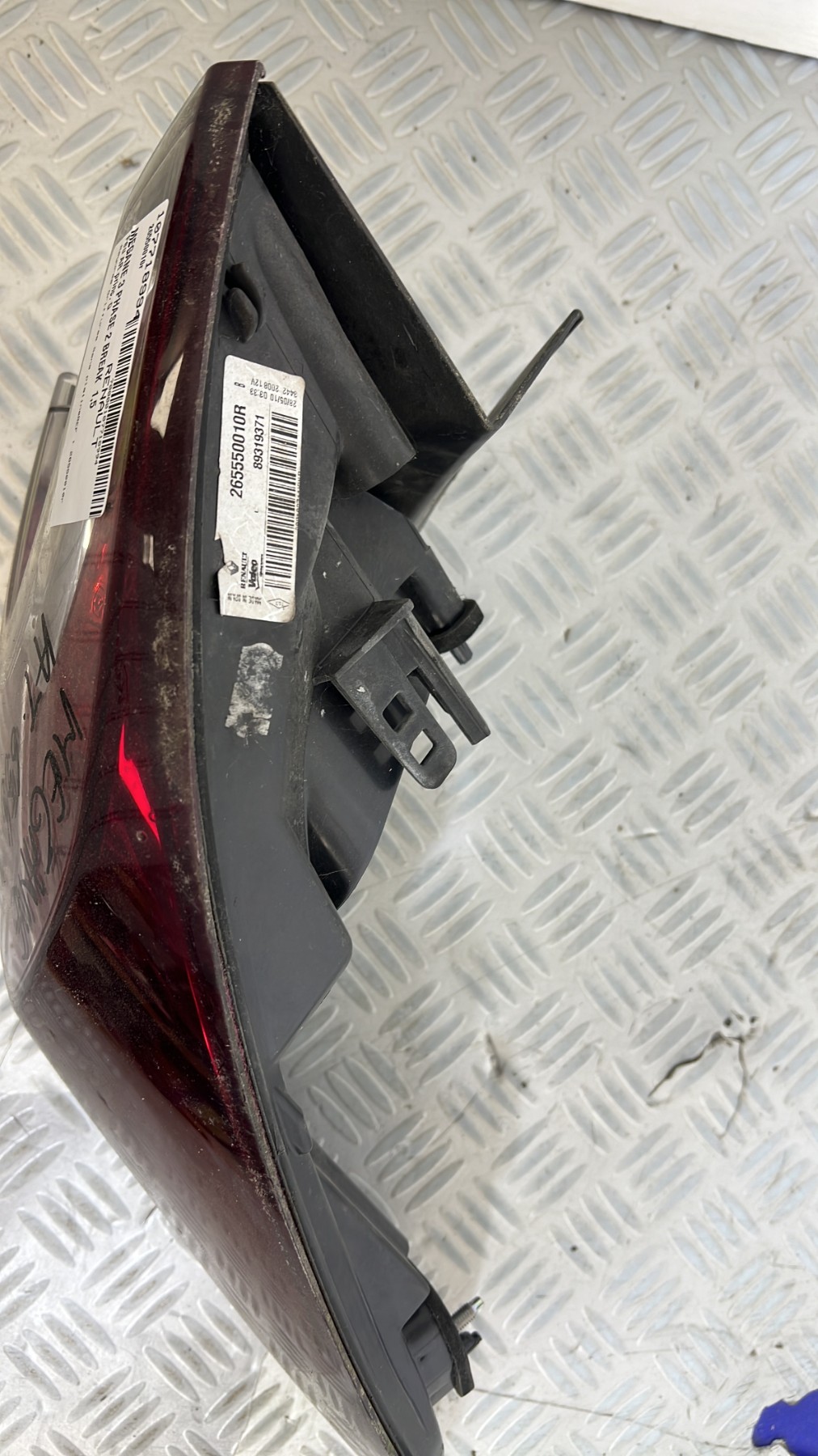 Feu arriere principal gauche (feux) RENAULT MEGANE 3 PHASE 2 BREAK – 26550010R