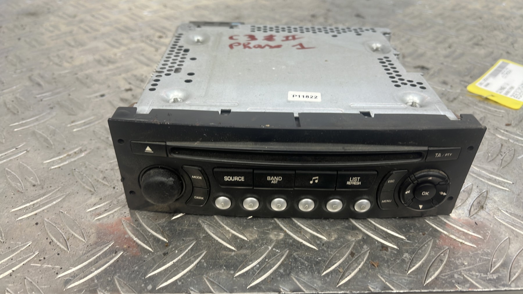 Autoradio d&rsquo;origine CITROEN C3 2 PHASE 1 – 96662669XT