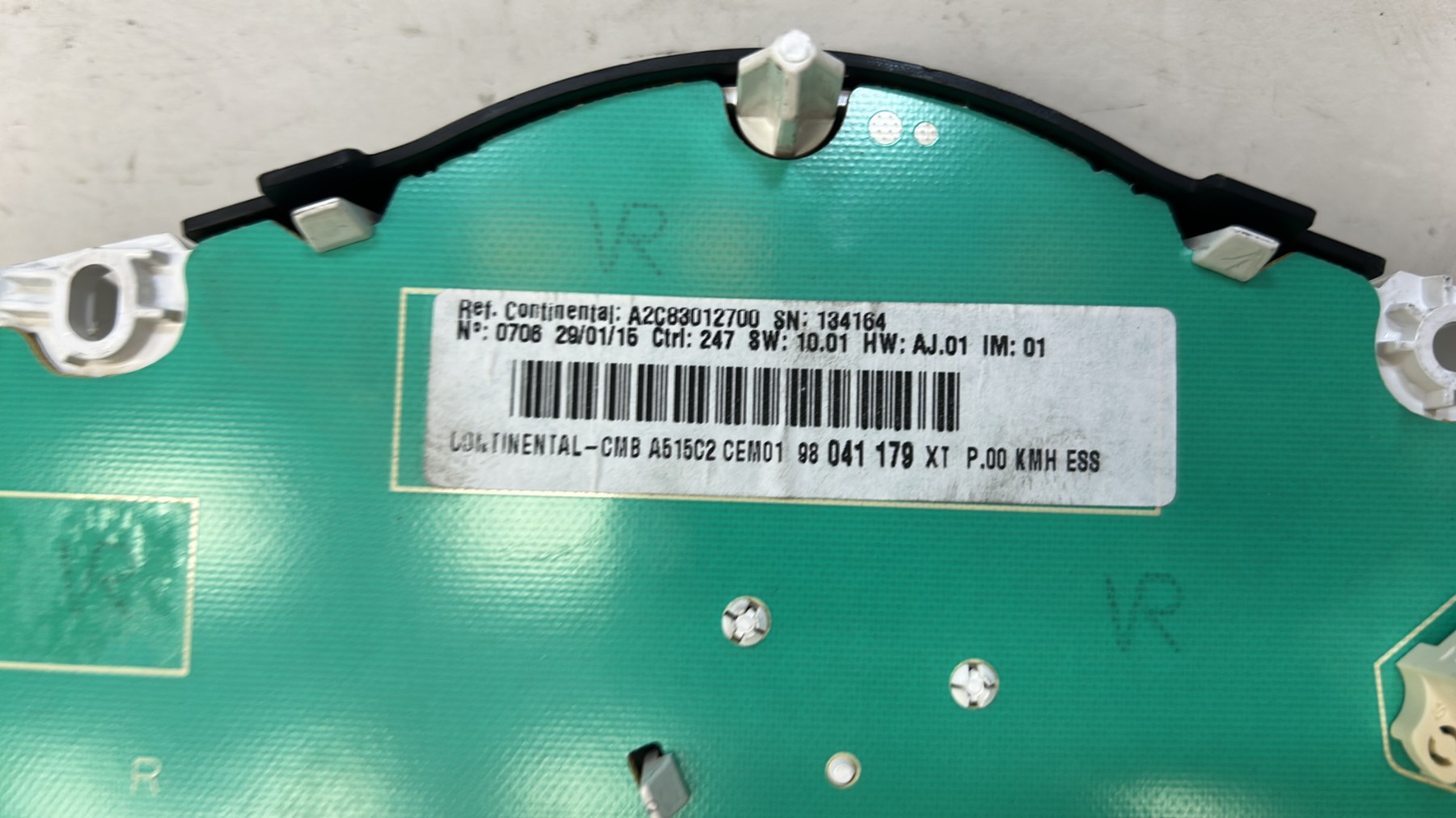 Compteur CITROEN C3 2 PHASE 2 – 98041179XT