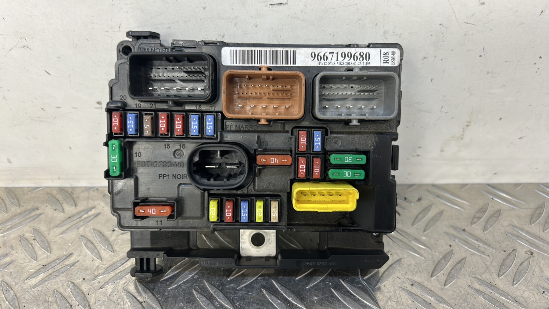 Boitier servitude moteur (BSM) CITROEN C3 2 PHASE 2 – 9667199680