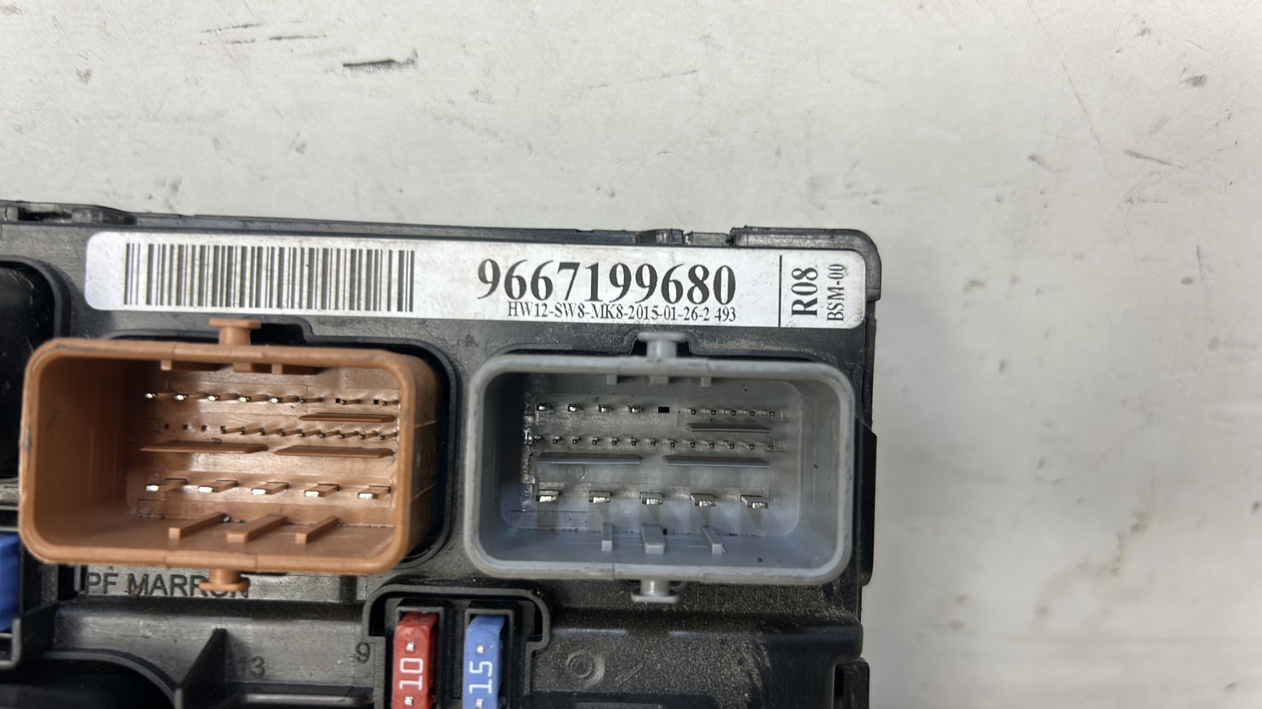 Boitier servitude moteur (BSM) CITROEN C3 2 PHASE 2 – 9667199680