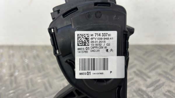 Potentiometre de pedale de gaz d’accelerateur CITROEN C3 2 PHASE 2 – 9671433780