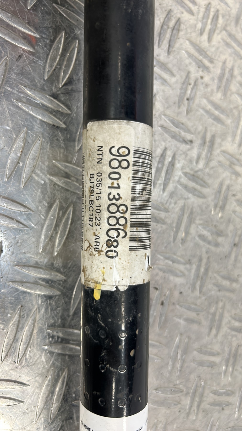 Cardan droit (transmission) CITROEN C3 2 PHASE 2 – 9801388680