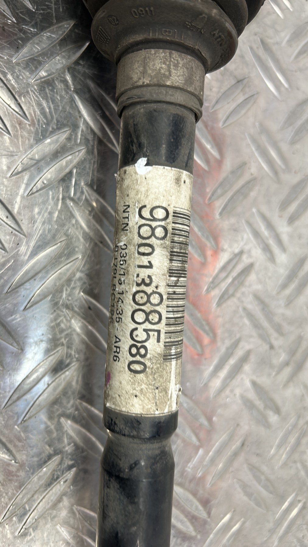 Cardan gauche (transmission) CITROEN C3 2 PHASE 2 – 9801388580