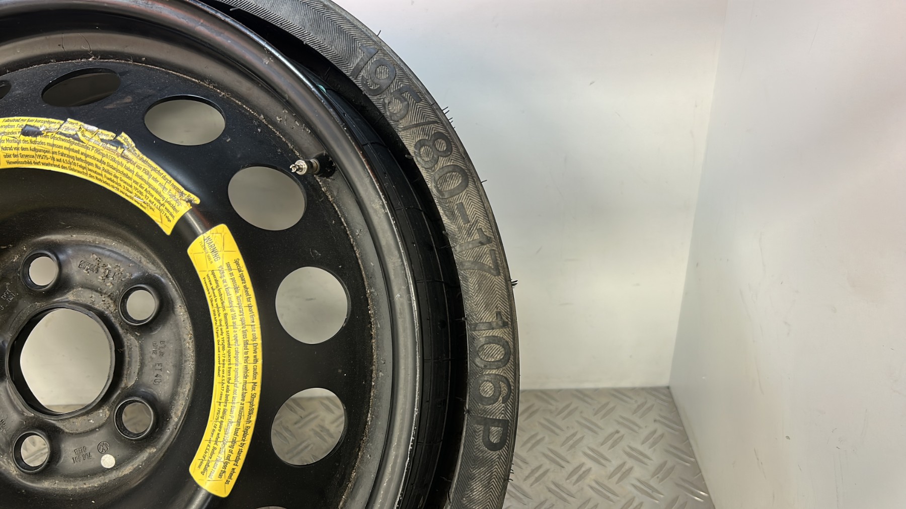 Roue de secours VOLKSWAGEN TOUAREG 1 PHASE 1 – 7L6601027B