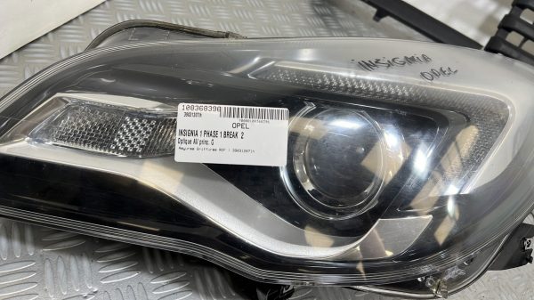 Optique avant principal gauche (feux)(phare) OPEL INSIGNIA 1 PHASE 1 BREAK – 39031207LH