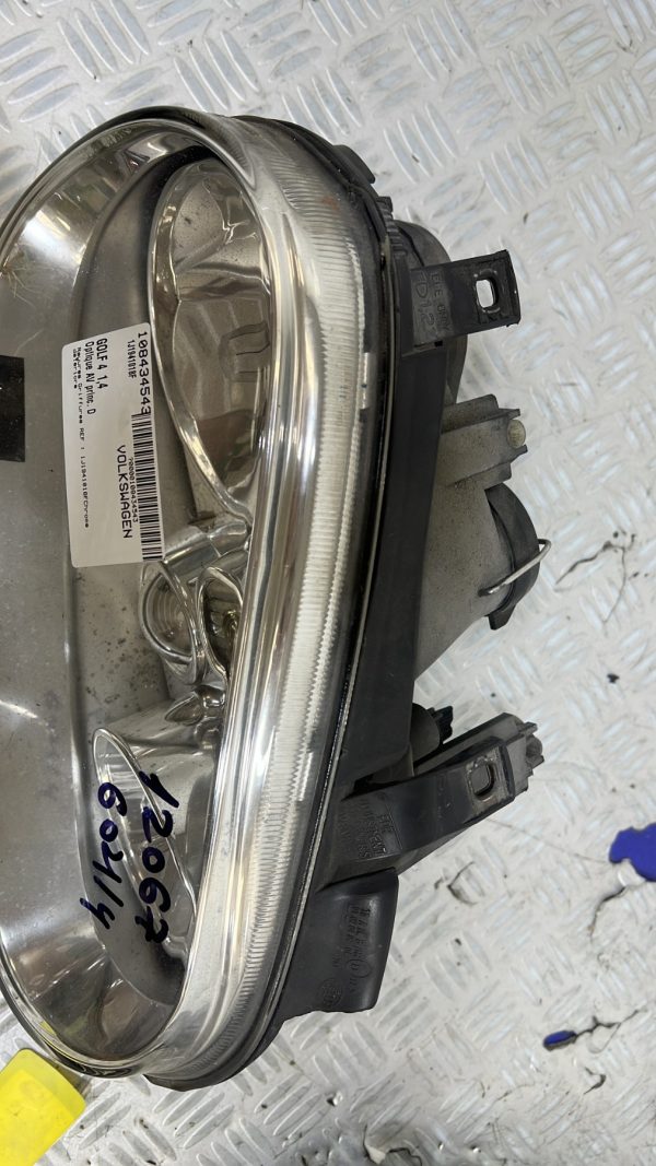 Optique avant principal droit (feux)(phare) VOLKSWAGEN GOLF 4 – 1J1941018F