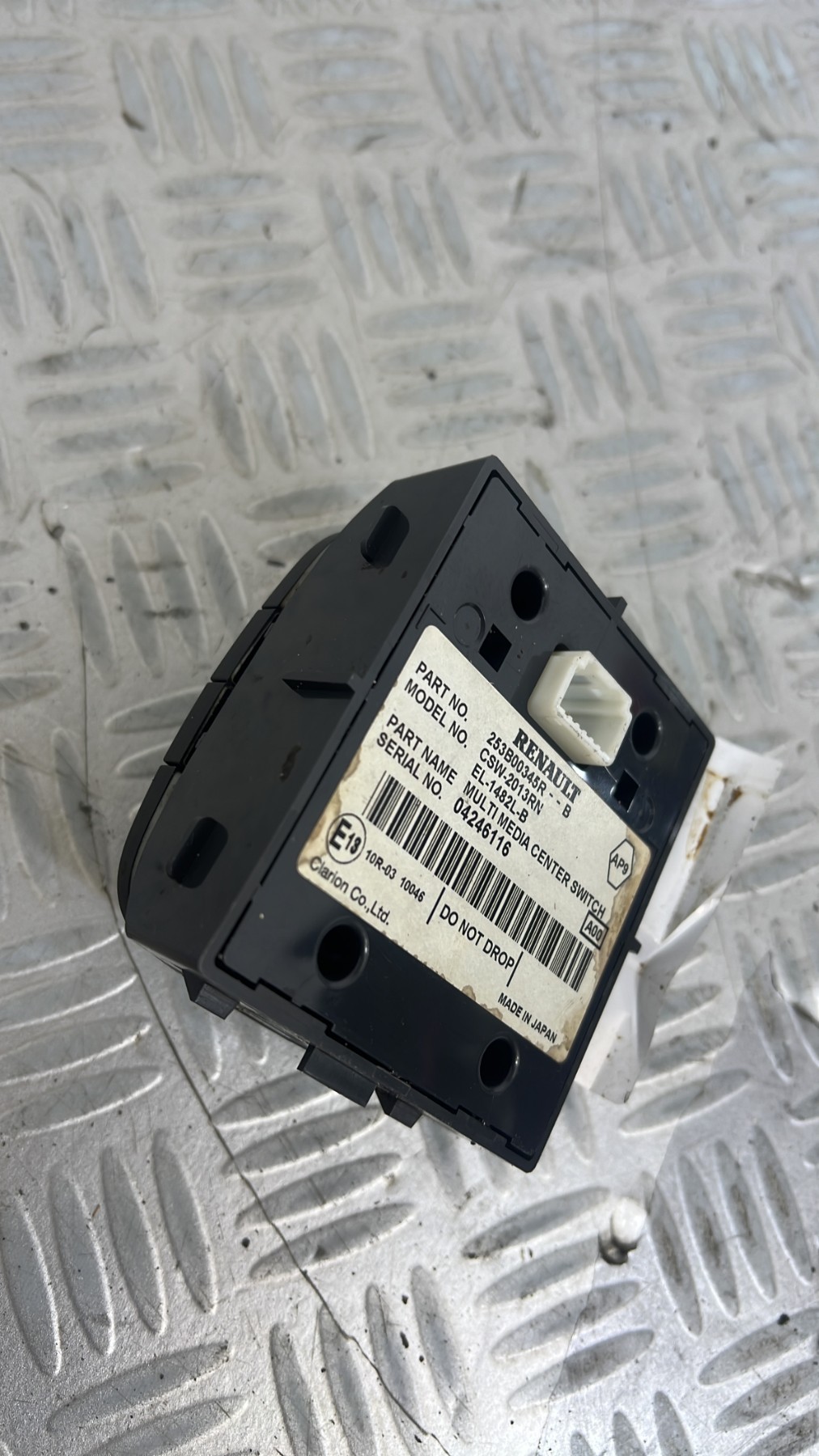 Commande GPS RENAULT MEGANE 3 PHASE 3 – 253B00345R