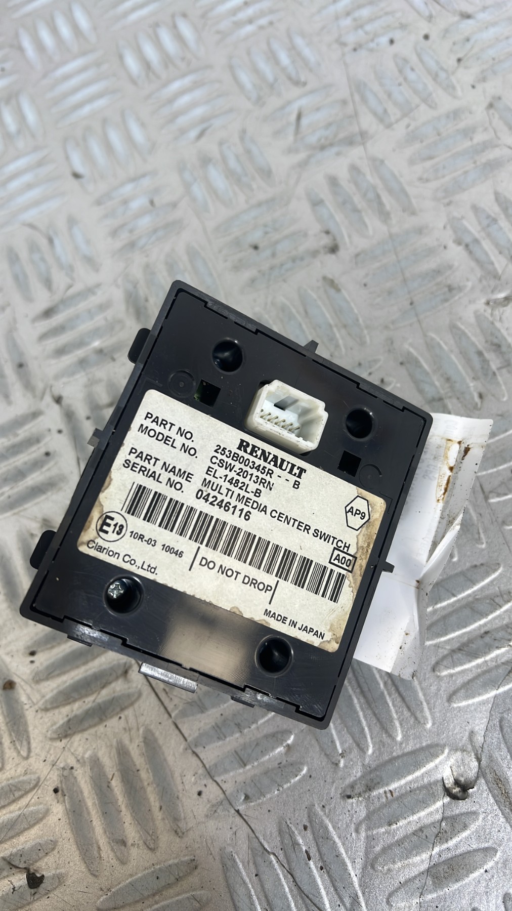 Commande GPS RENAULT MEGANE 3 PHASE 3 – 253B00345R