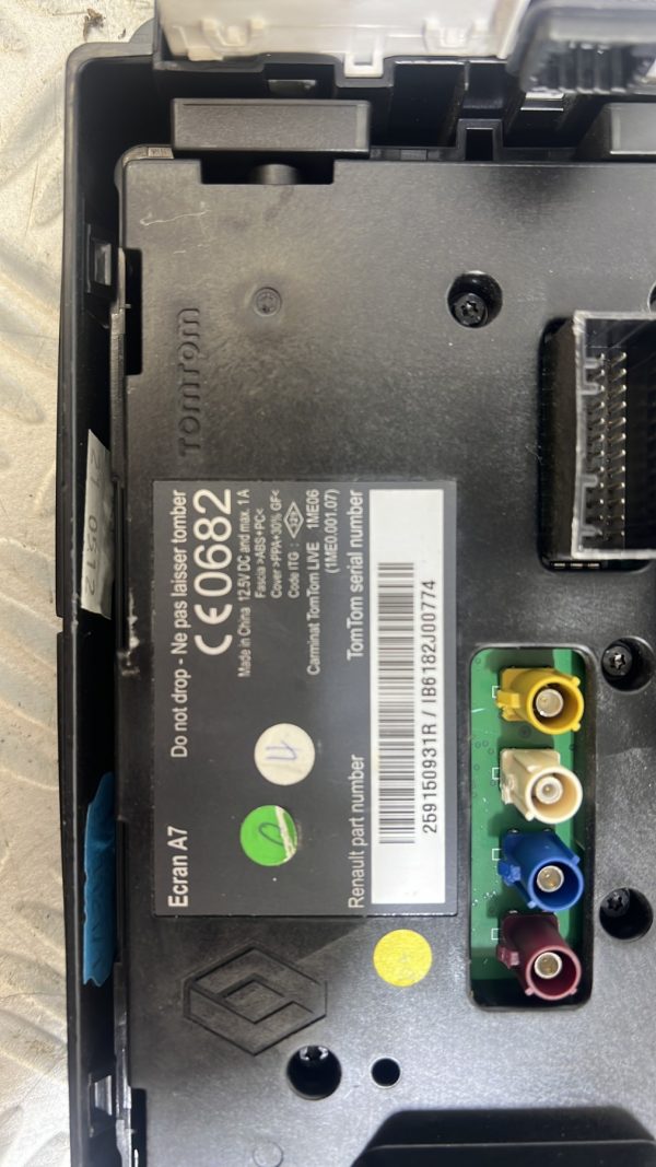 Ecran GPS RENAULT MEGANE 3 PHASE 3 – 259150931R