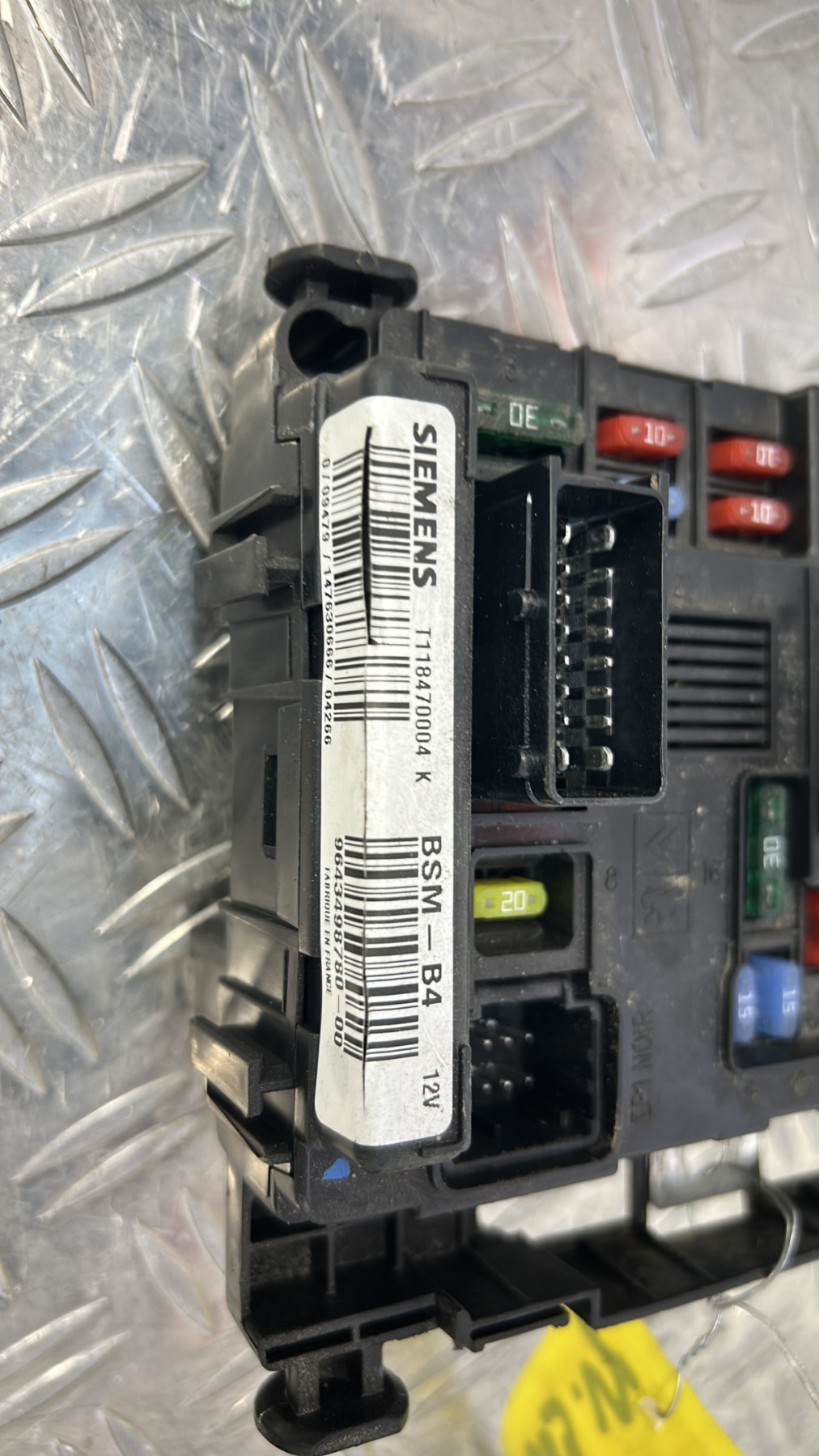 Boitier servitude moteur (BSM) CITROEN C3 1 PHASE 1 – 9643498780