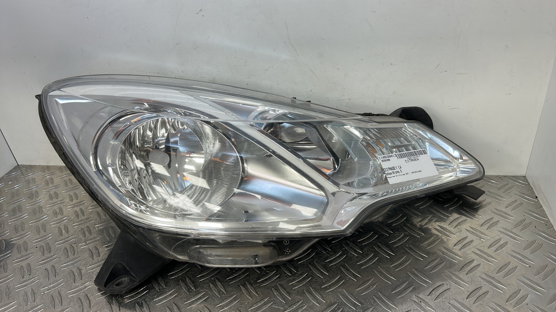 Optique avant principal droit (feux)(phare) CITROEN C3 2 PHASE 1 – 9673814380