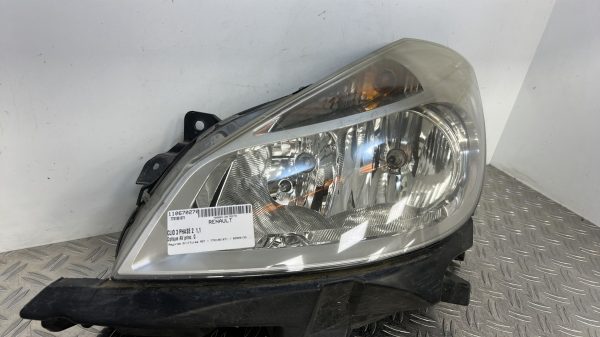 Optique avant principal gauche (feux)(phare) RENAULT CLIO 3 PHASE 1 – 7701061071