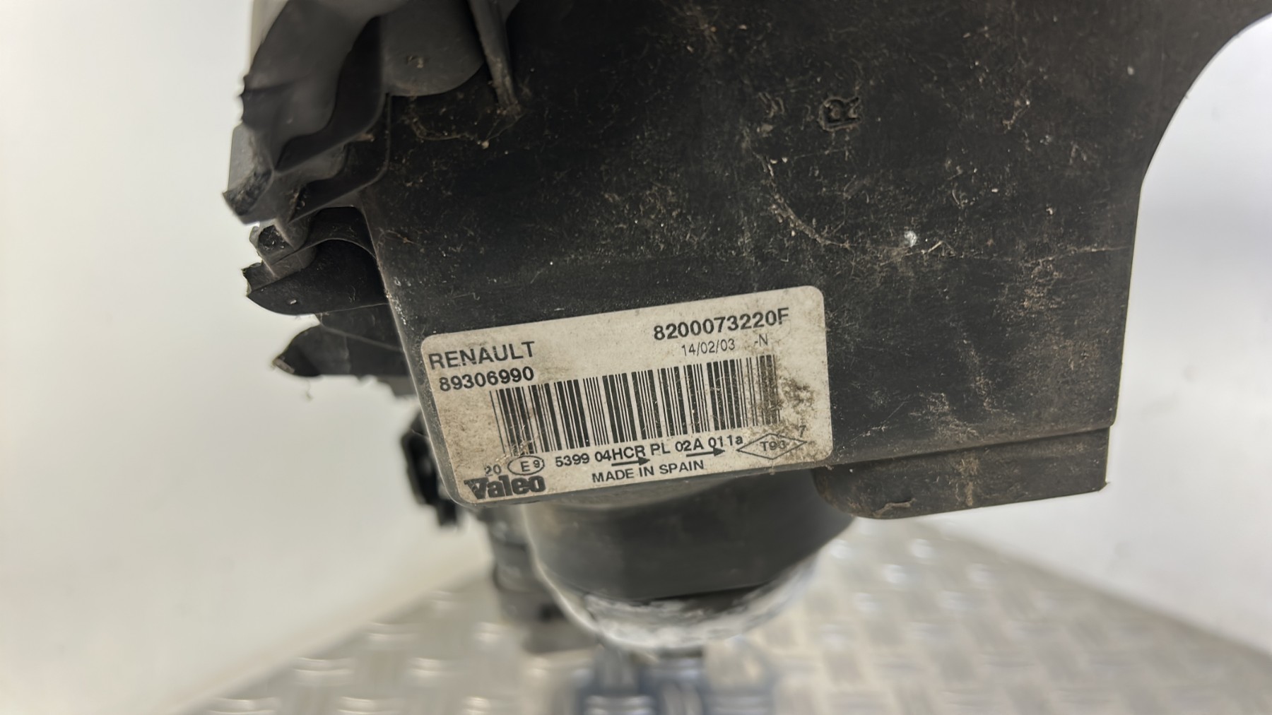 Optique avant principal gauche (feux)(phare) RENAULT MEGANE 2 PHASE 1 – 8200073220