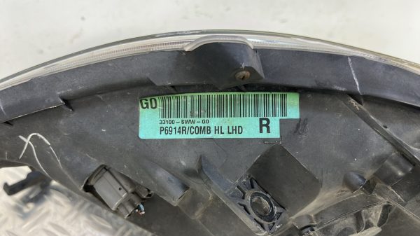 Optique avant principal droit (feux)(phare) HONDA CR-V 3 PHASE 1 – 33100SWWG0