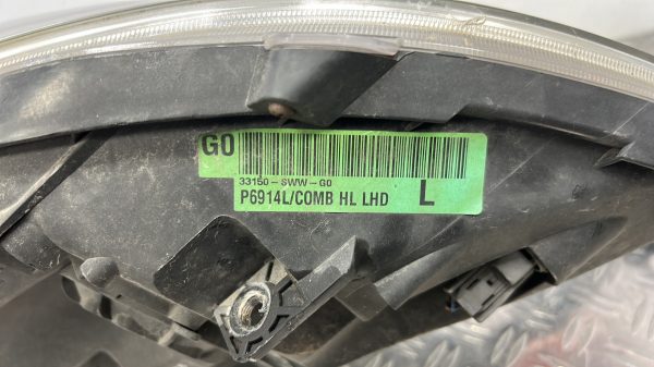Optique avant principal gauche (feux)(phare) HONDA CR-V 3 PHASE 1 – 33150SWWG0
