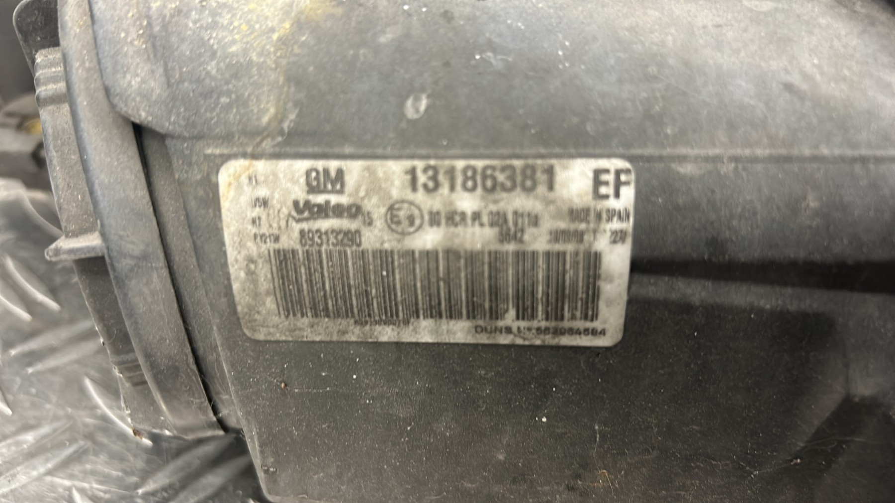 Optique avant principal gauche (feux)(phare) OPEL CORSA D PHASE 1 – 89391389