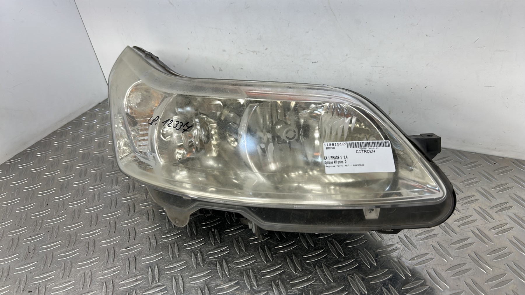 Optique avant principal droit (feux)(phare) CITROEN C4 1 PHASE 1 89037600