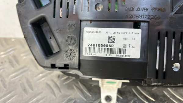 Compteur RENAULT LAGUNA 3 PHASE 1 248100006R