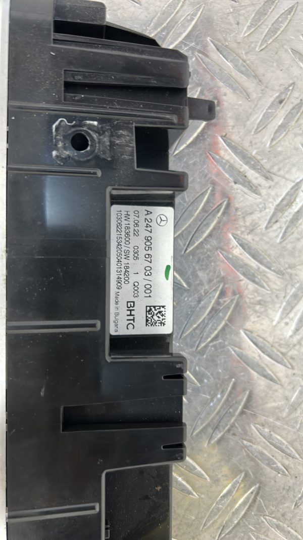 Commande chauffage MERCEDES CLASSE A 177 PHASE 2 A2479056703