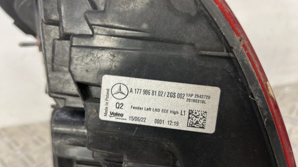 Feu arriere principal gauche (feux) MERCEDES CLASSE A 177 PHASE 2 A1779068102