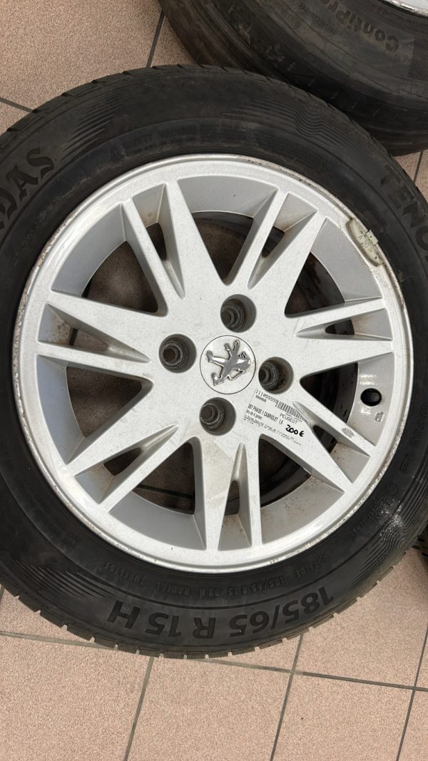 Jeu de 4 jantes  PEUGEOT 207 PHASE 1 CABRIOLET 9680648680