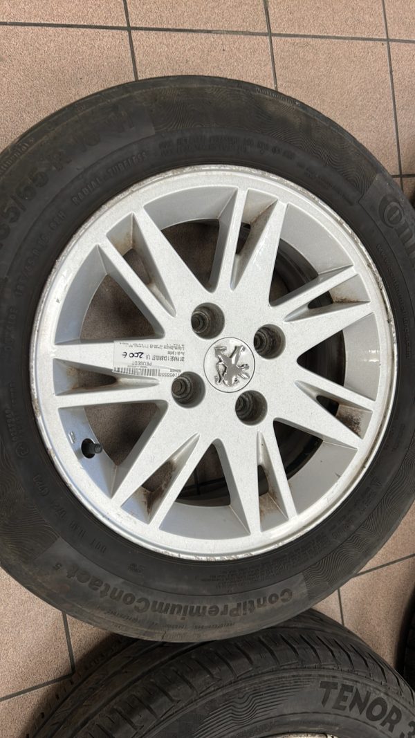 Jeu de 4 jantes  PEUGEOT 207 PHASE 1 CABRIOLET 9680648680