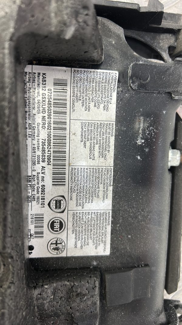 Air bag genoux FIAT 500 ABARTH 2 PHASE 1 735485039