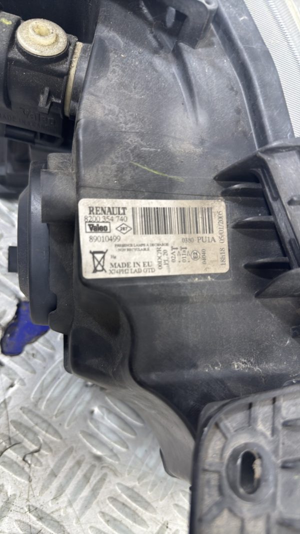 Optique avant principal gauche (feux)(phare) RENAULT  8200354740