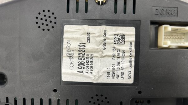 Compteur MERCEDES SPRINTER 2 PHASE 1 A9065422101