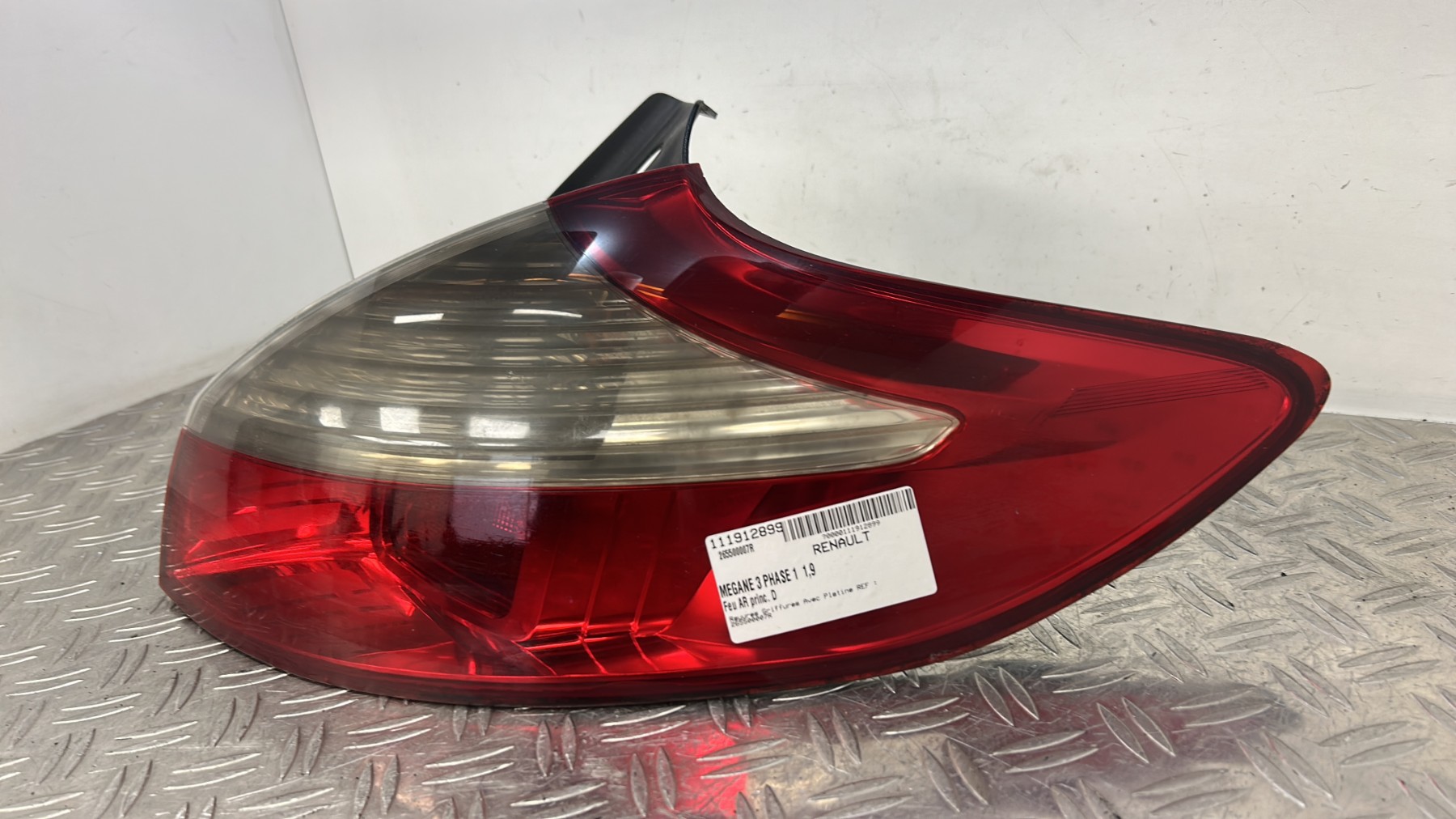 Feu arriere principal droit (feux) RENAULT MEGANE 3 PHASE 1 265500007R