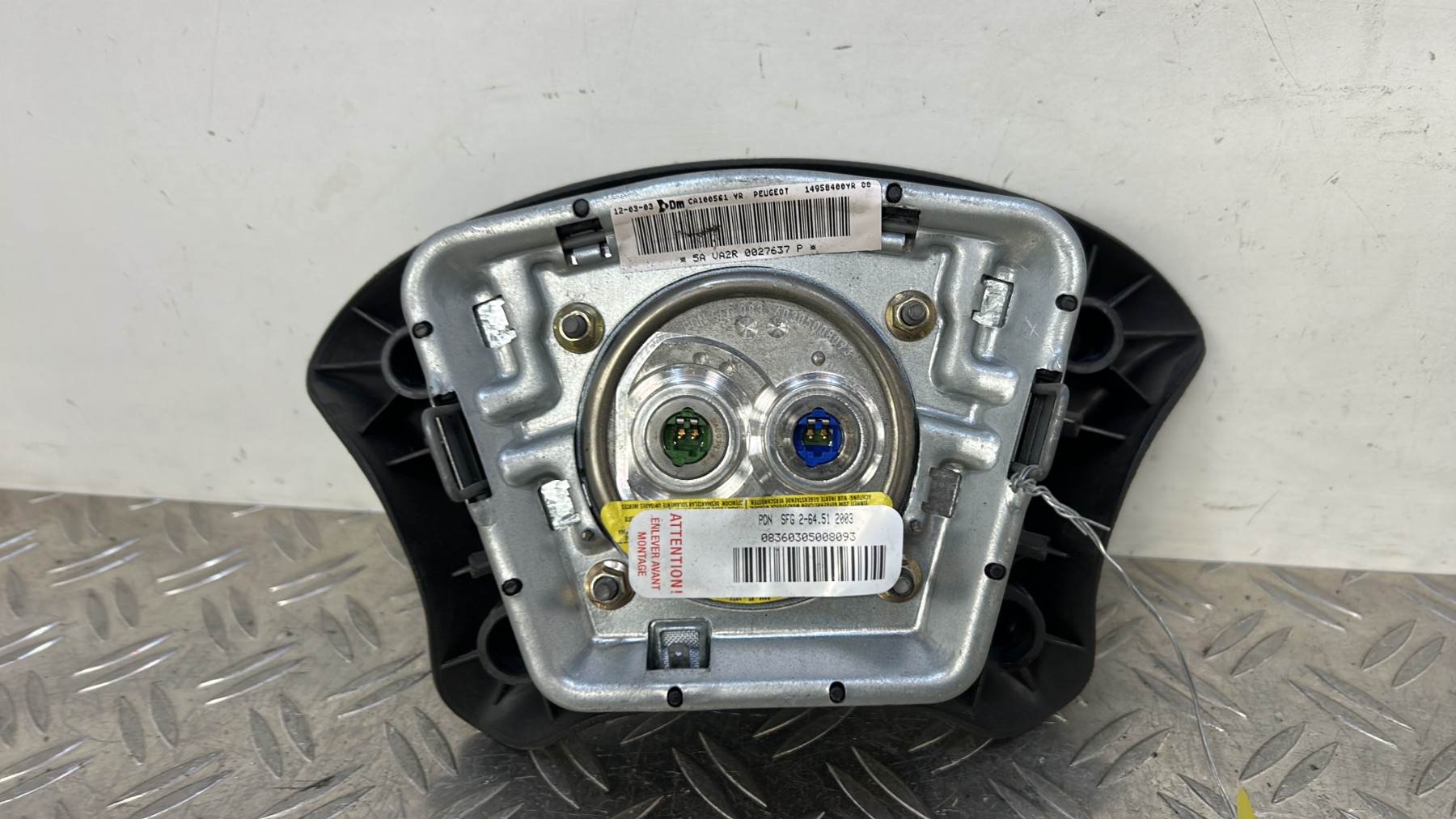 Air bag conducteur PEUGEOT 807 14958400YR