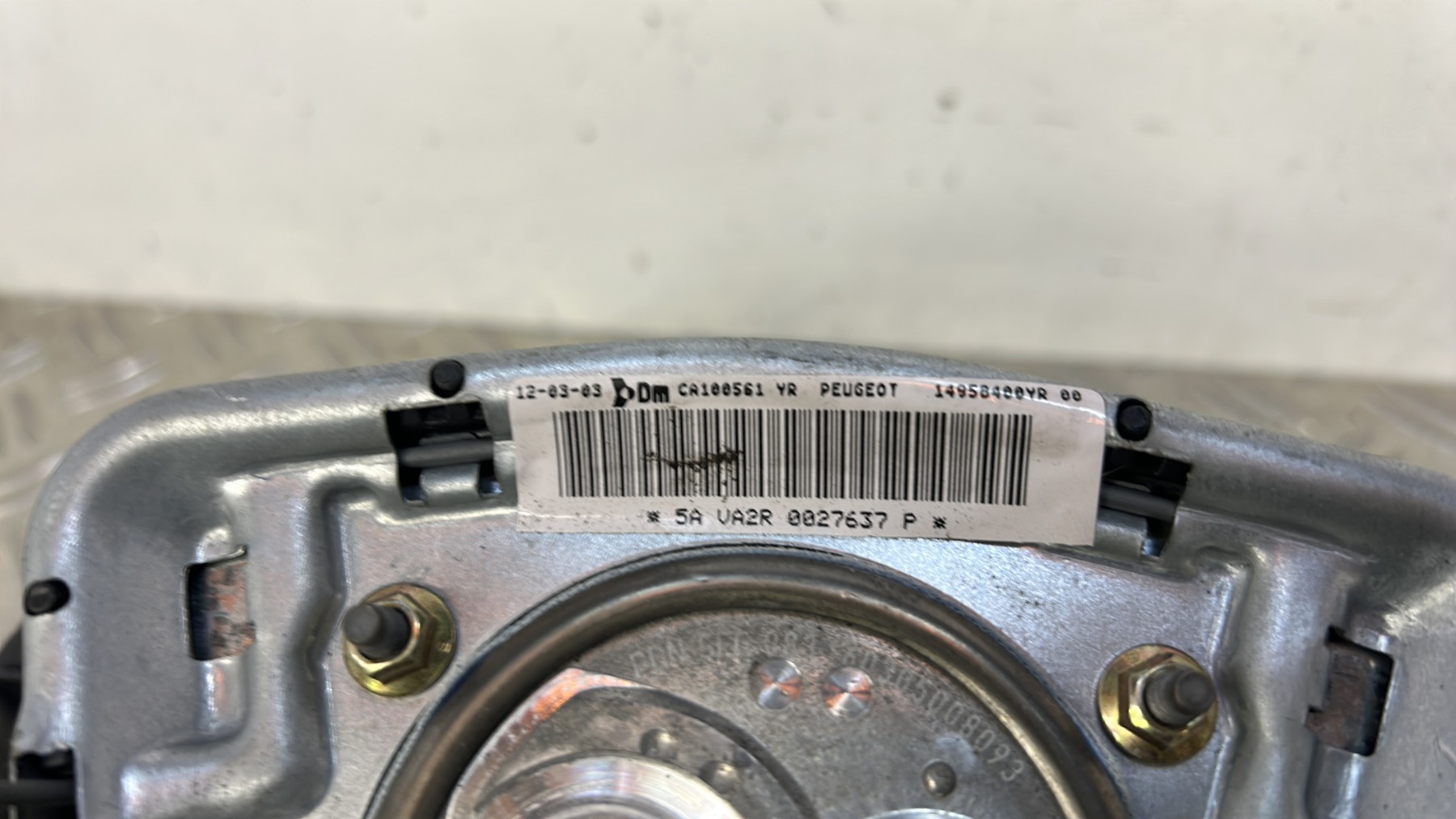 Air bag conducteur PEUGEOT 807 14958400YR