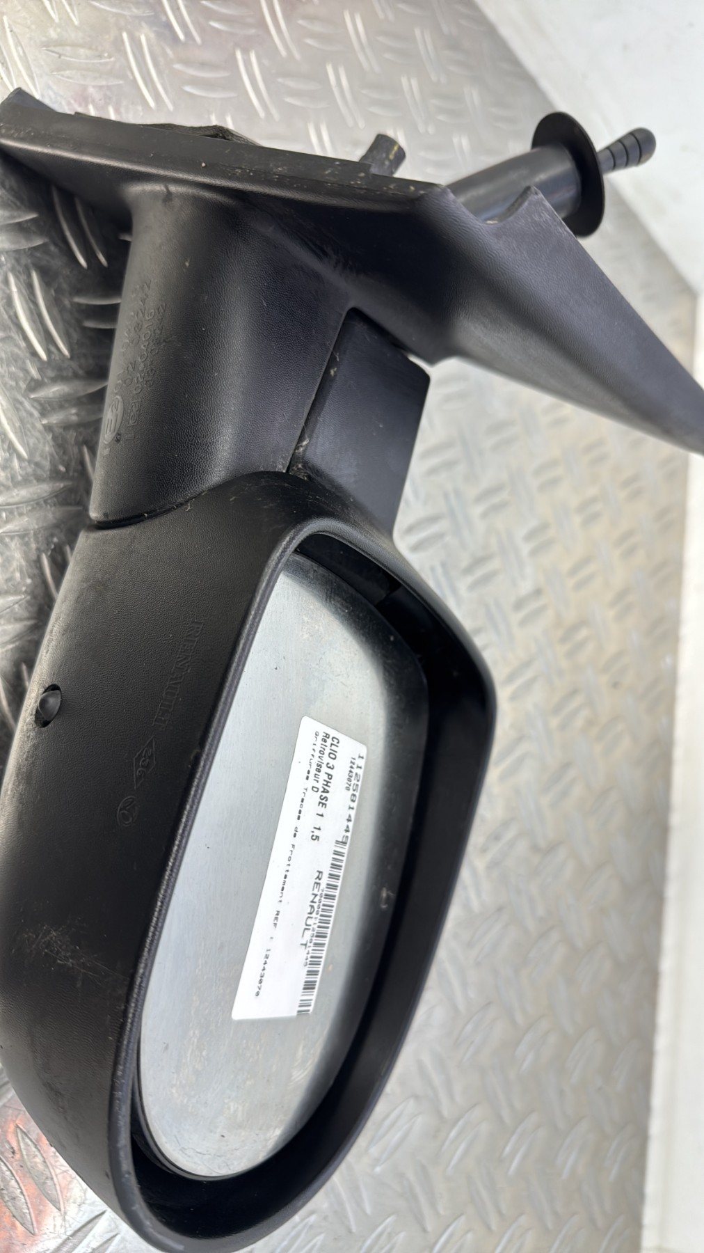 Retroviseur droit RENAULT CLIO 3 PHASE 1 12443070