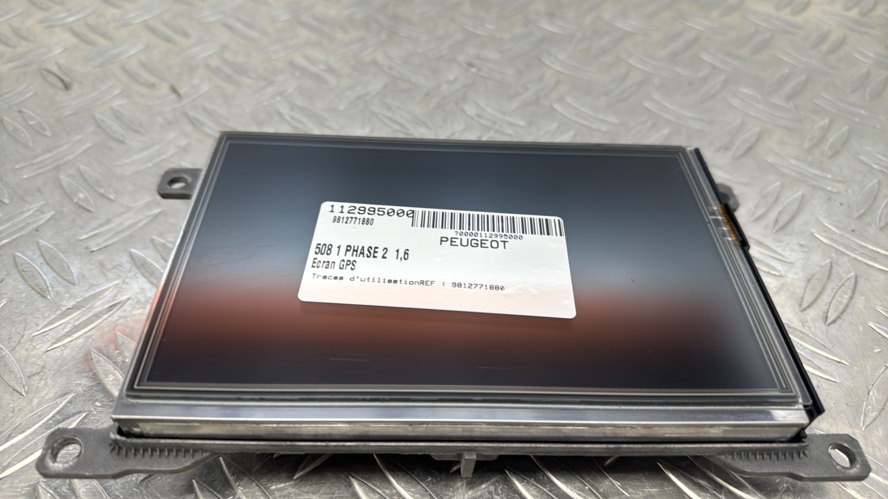 Ecran GPS PEUGEOT 508 1 PHASE 2 9812771880