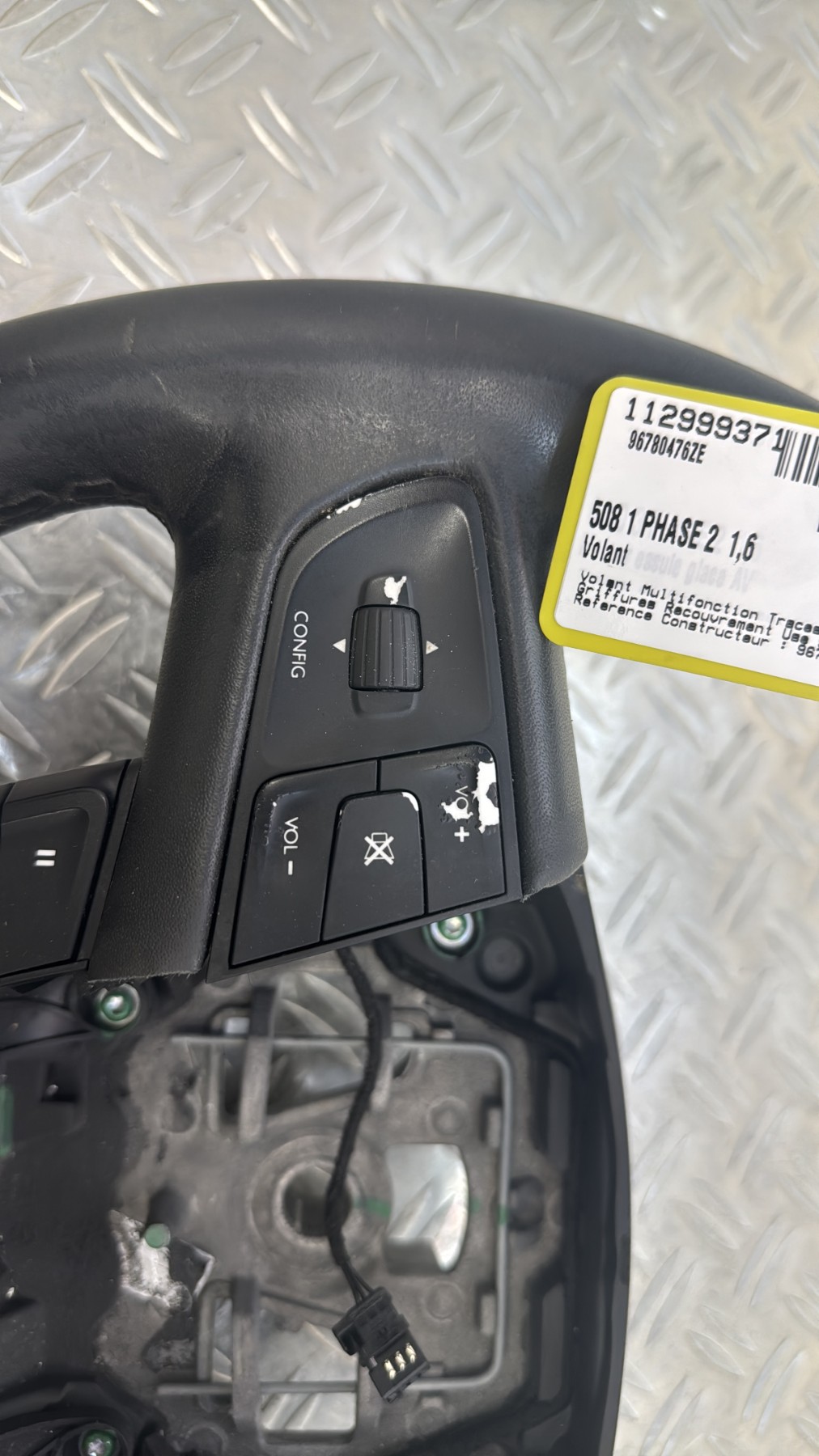 Volant PEUGEOT 508 1 PHASE 2 96780476ZE