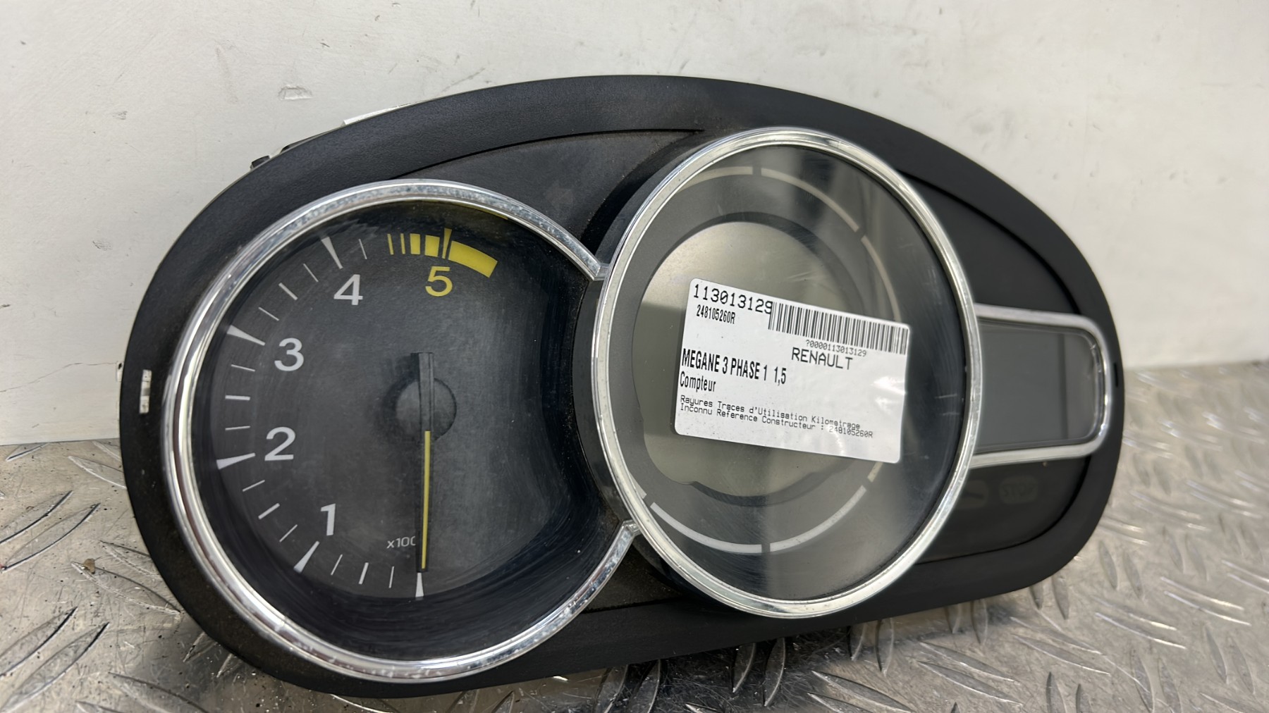 Compteur RENAULT MEGANE 3 PHASE 1 248105260R
