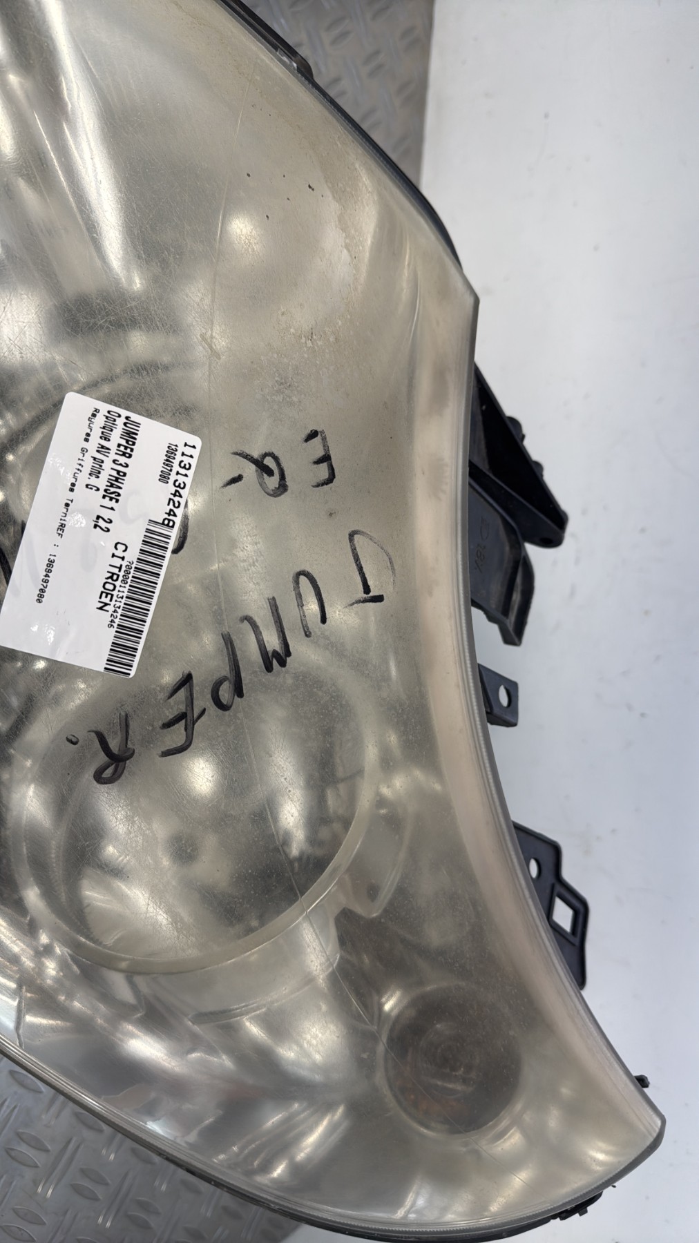 Optique avant principal gauche (feux)(phare) CITROEN JUMPER 3 PHASE 1 1369497080