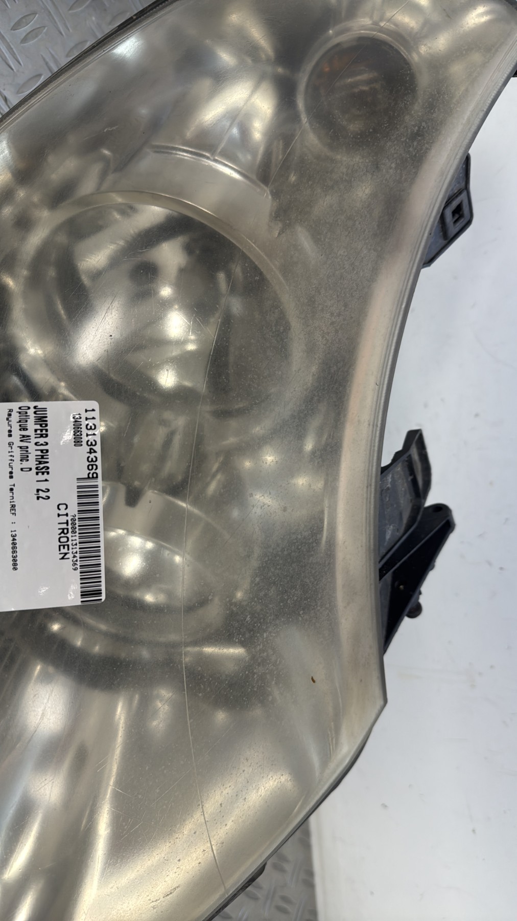 Optique avant principal droit (feux)(phare) CITROEN JUMPER 3 PHASE 1 1340663080