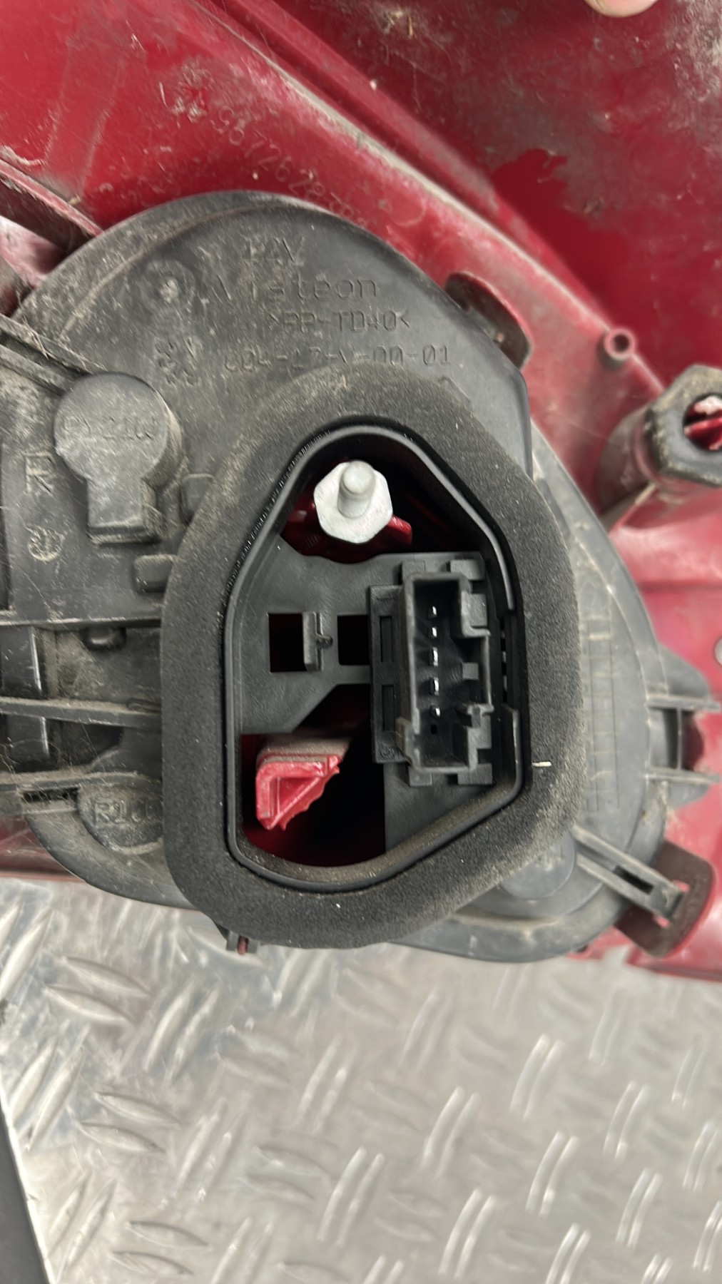 Feu arriere principal droit (feux) PEUGEOT 208 1 PHASE 1 9672628380