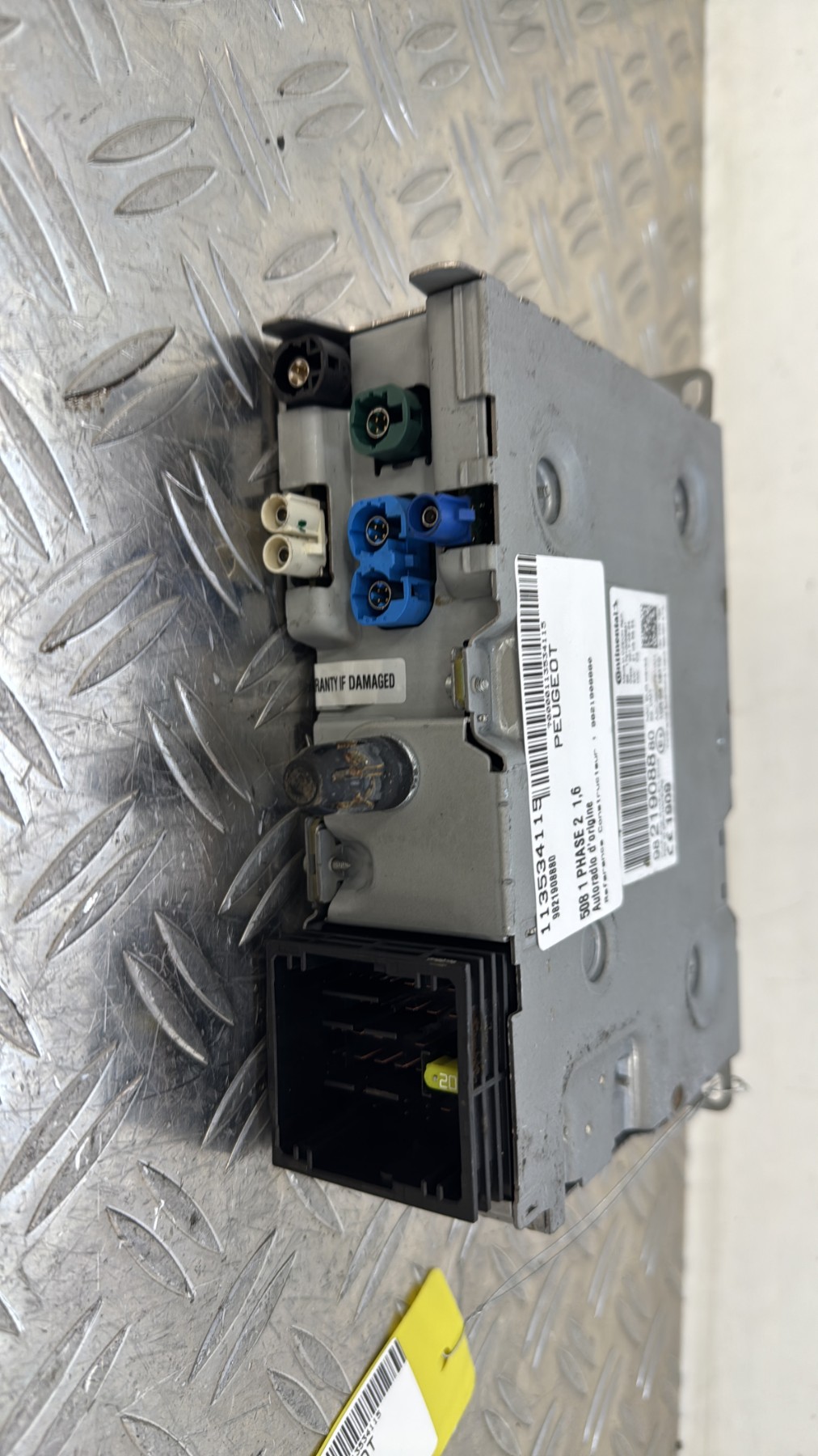 Autoradio d&rsquo;origine PEUGEOT 508 1 PHASE 2 9821908880