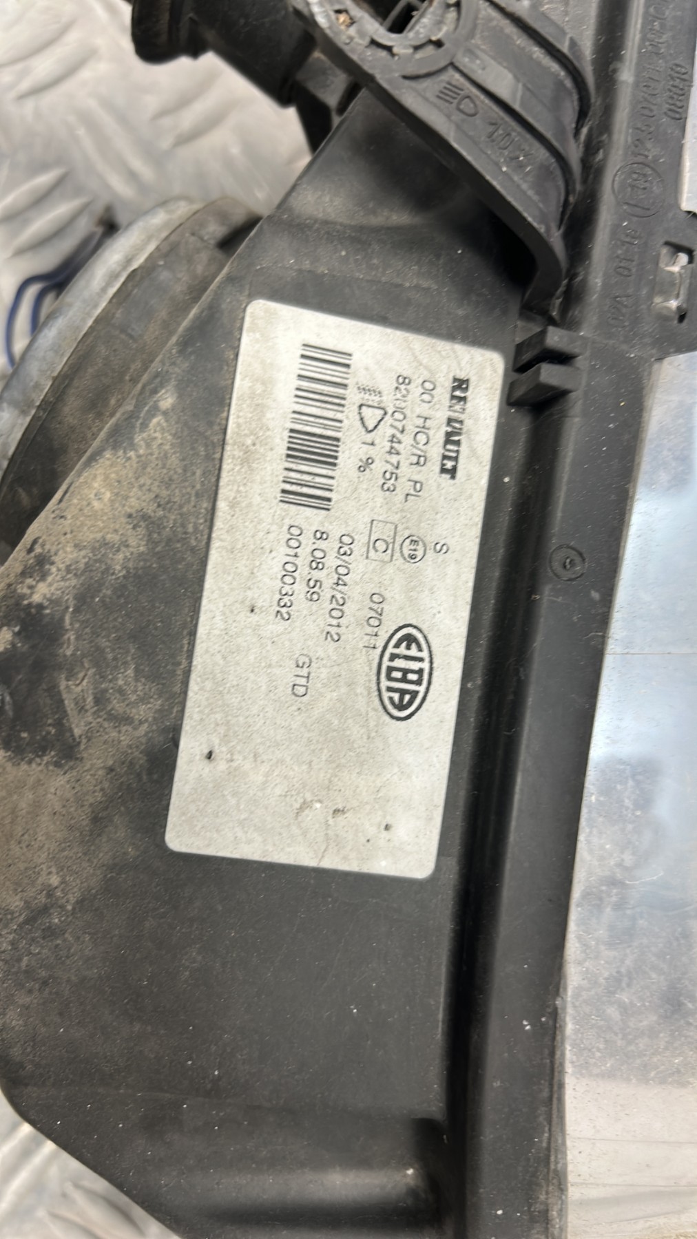 Optique avant principal gauche (feux)(phare) DACIA LOGAN 1 PHASE 2 nan