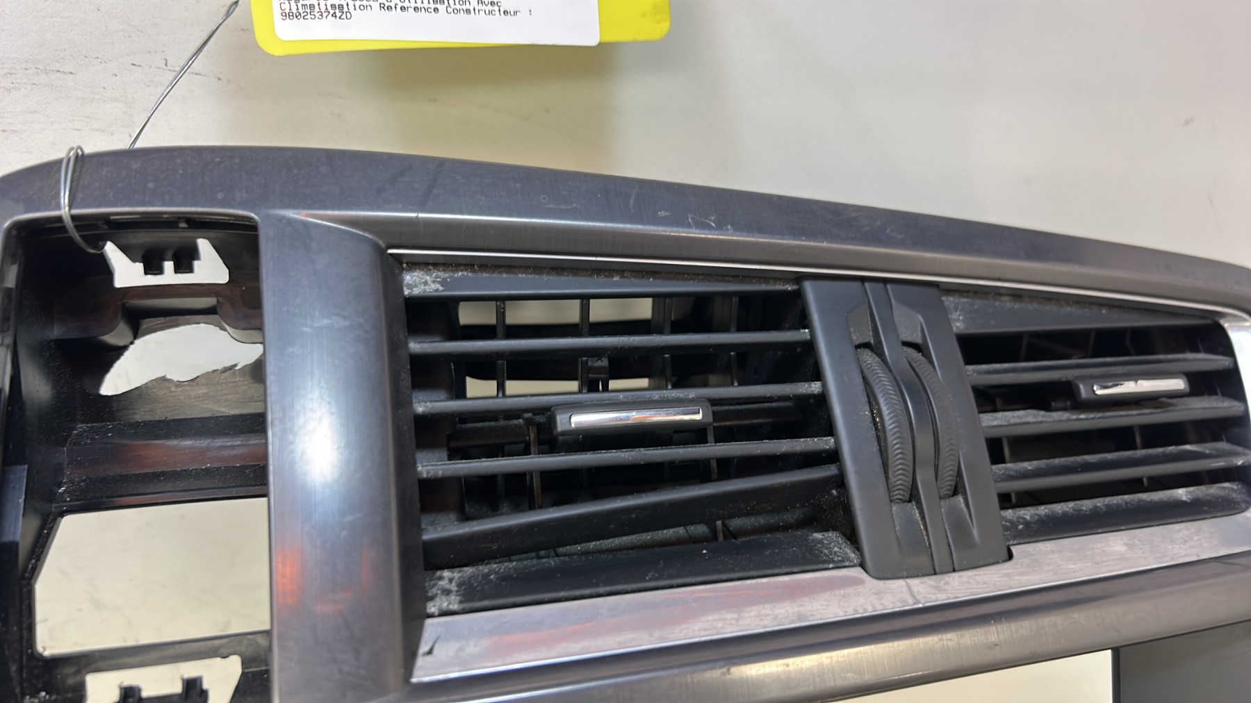 Commande chauffage DS DS5 PHASE 1 98025374ZD