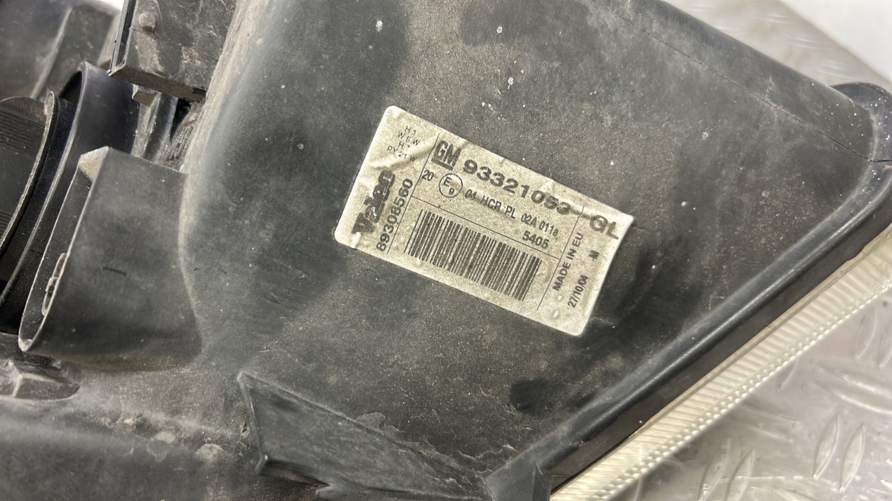 Optique avant principal droit (feux)(phare) OPEL MERIVA A PHASE 1 93321053