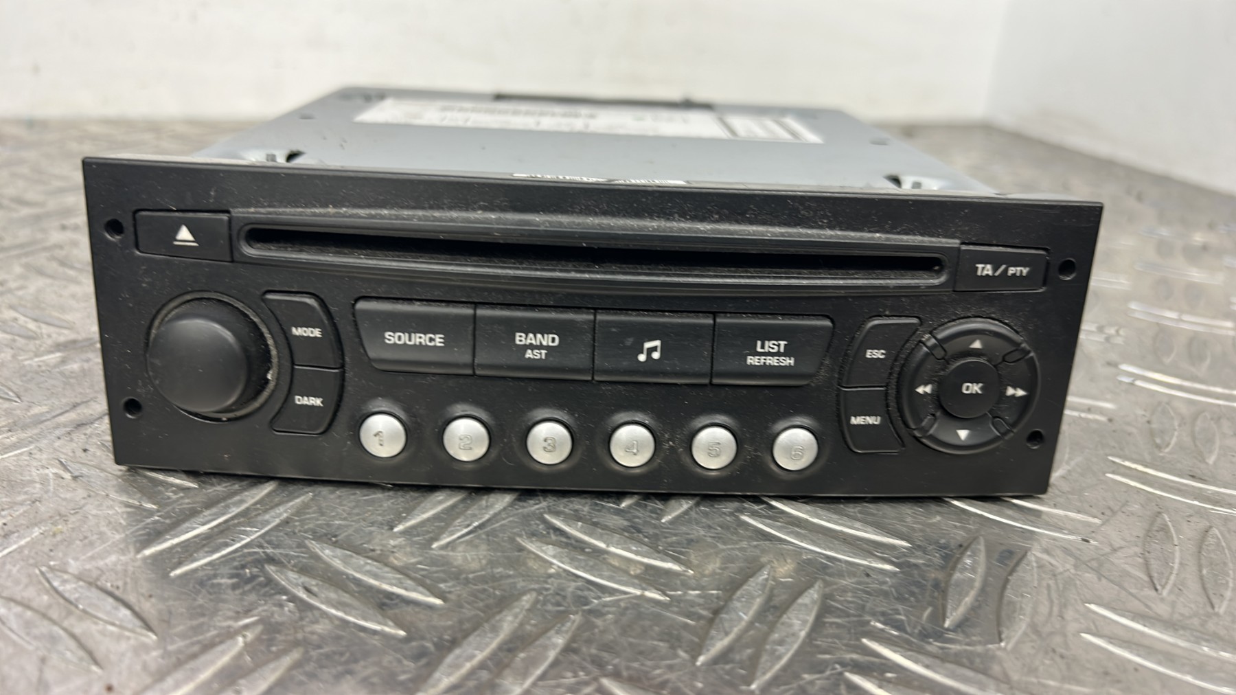 Autoradio d&rsquo;origine CITROEN C3 PICASSO PHASE 1 9666959577