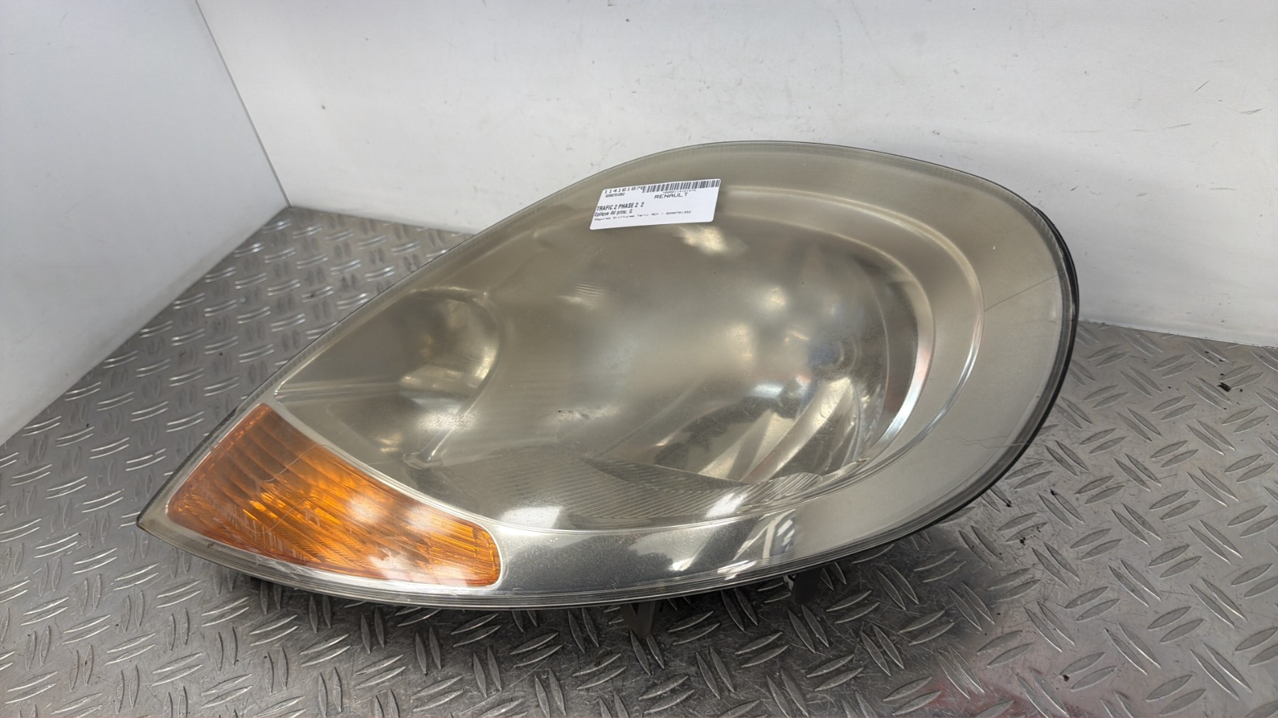 Optique avant principal gauche (feux)(phare) RENAULT TRAFIC 2 PHASE 2 8200701352