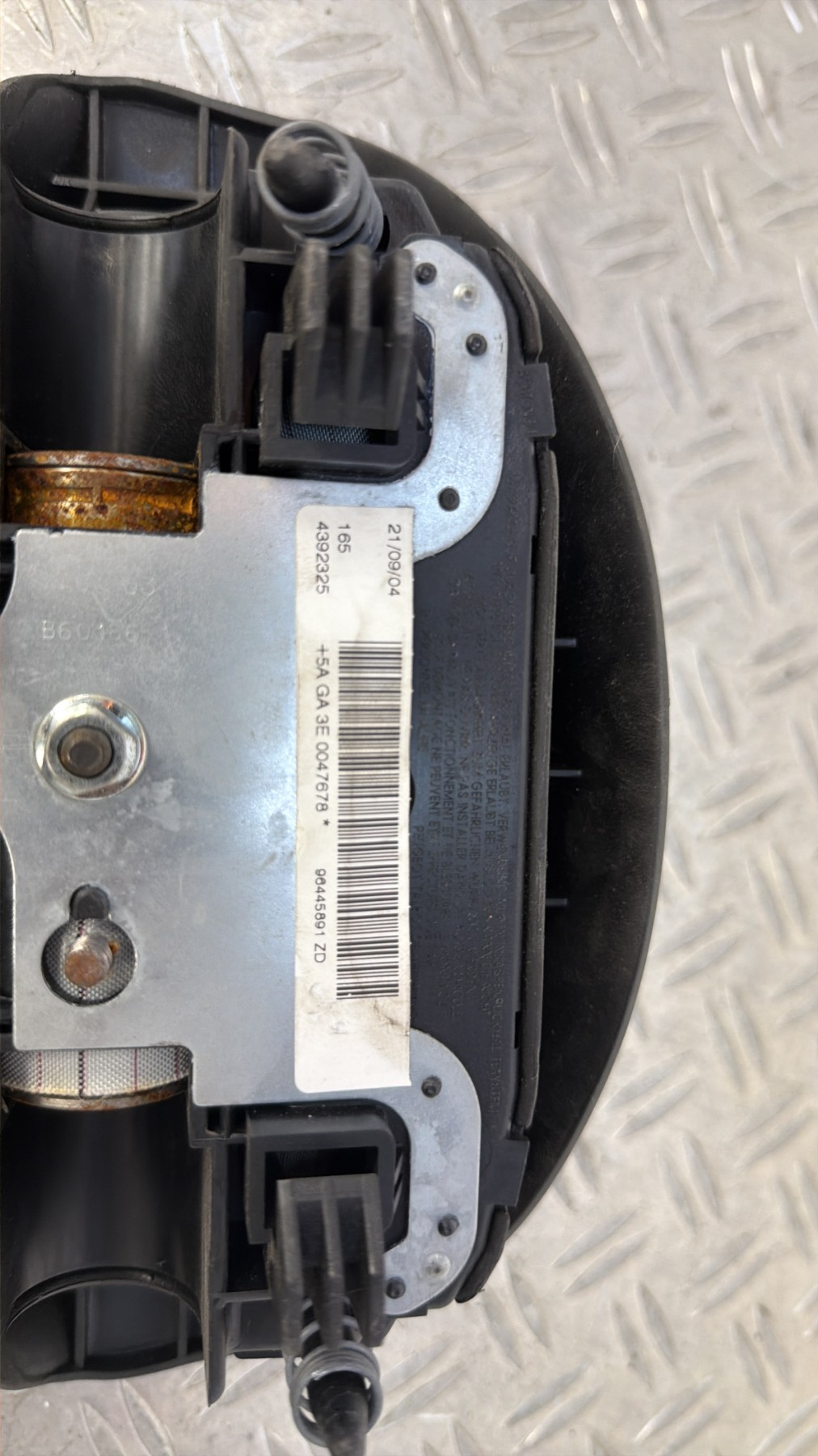 Air bag conducteur PEUGEOT 407 PHASE 1 – 96445891ZD