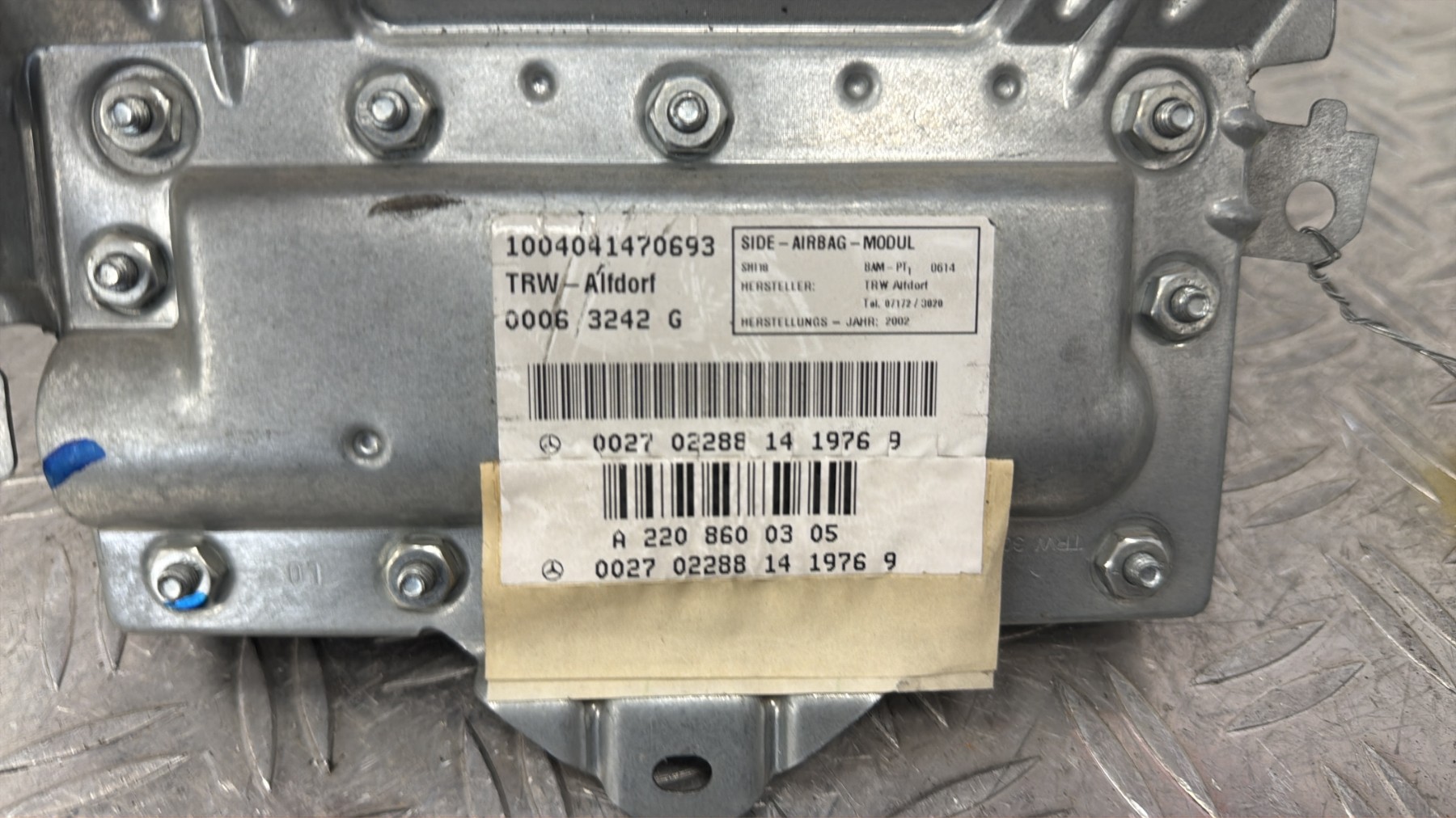 Air bag lateral gauche MERCEDES CLASSE S 220 – A2208600305