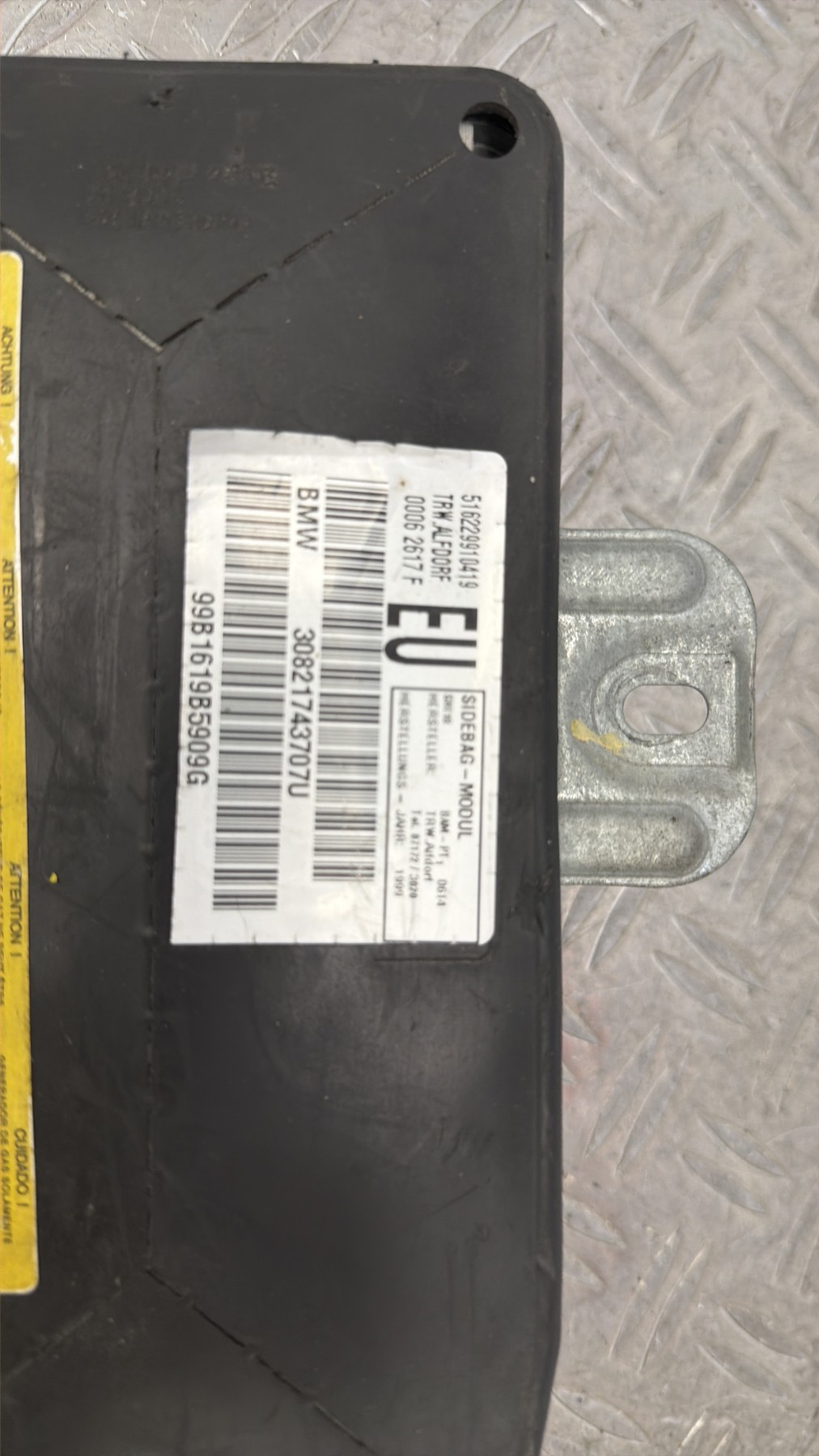 Air bag lateral gauche BMW SERIE 3 E46 PHASE 2 – 30821743707U