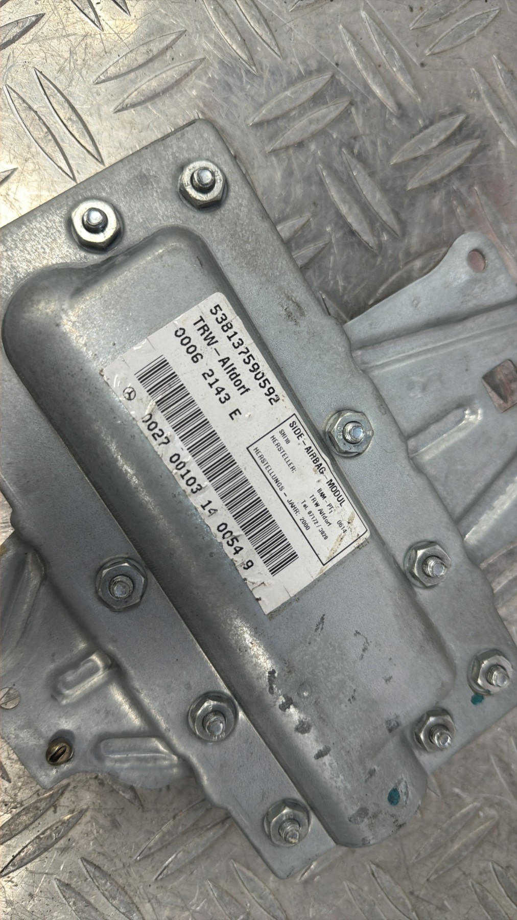 Air bag lateral droit MERCEDES CLASSE CLK 208 PHASE 1 COUPE – A1708600405